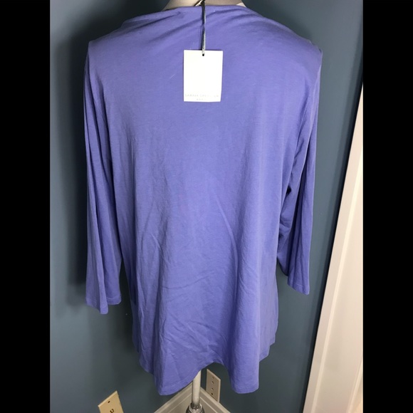 💜NWT Sara Spencer Pretty purple top 2X💜 - Picture 5 of 7